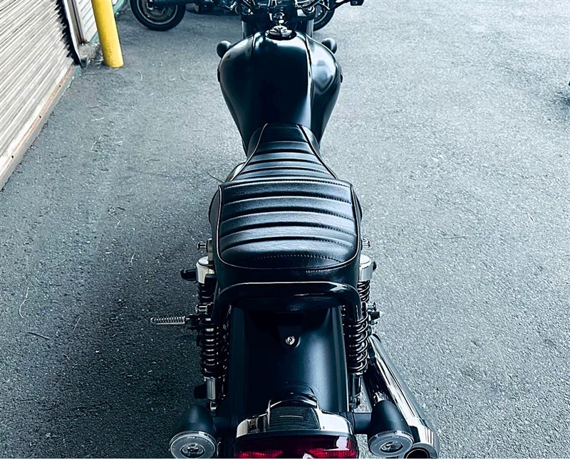 楽天市場】GB350 黒皮 標準 タックロールシート / GB350 装着画像