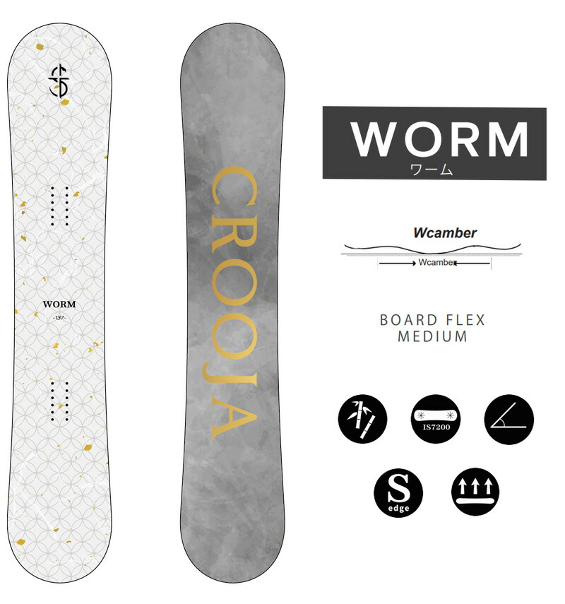 楽天市場】25-26 CROOJA/クロージャ WORM ワーム メンズ レディース