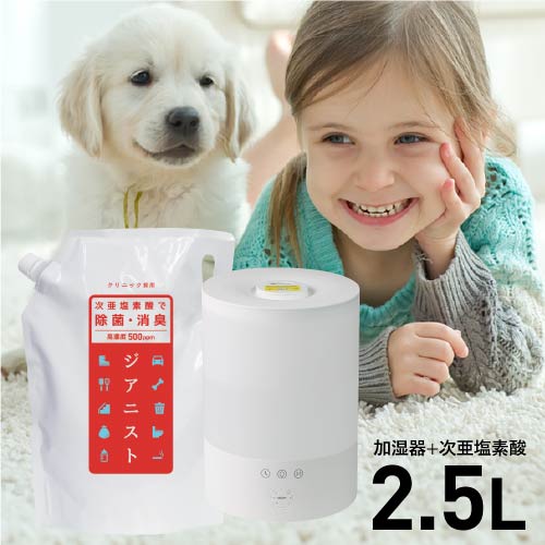 楽天市場】超音波加湿器 次亜塩素酸水 対応 500ppm 次亜塩素酸