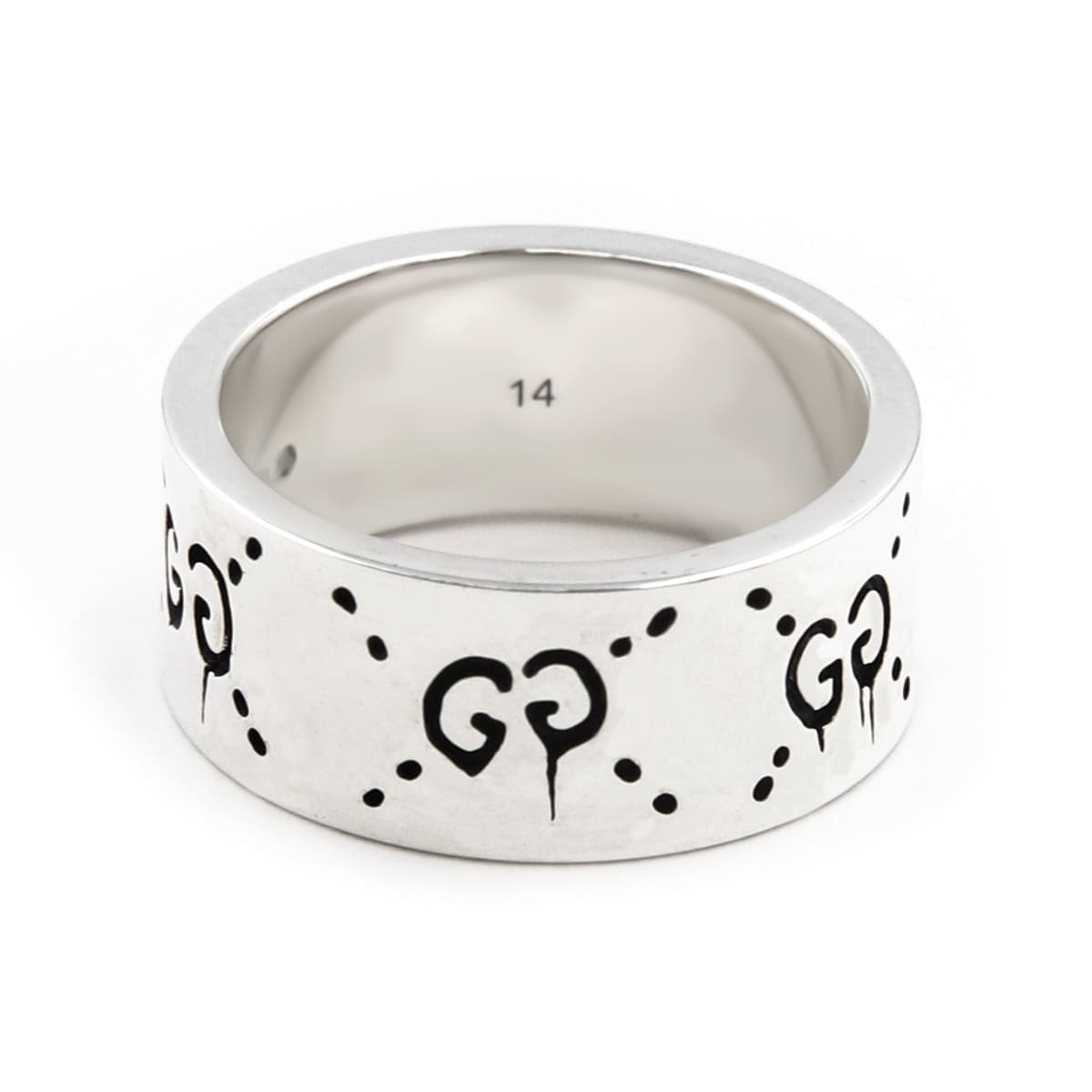 楽天市場】GUCCI グッチ リング 指輪 シルバー ゴースト GHOST SILVER