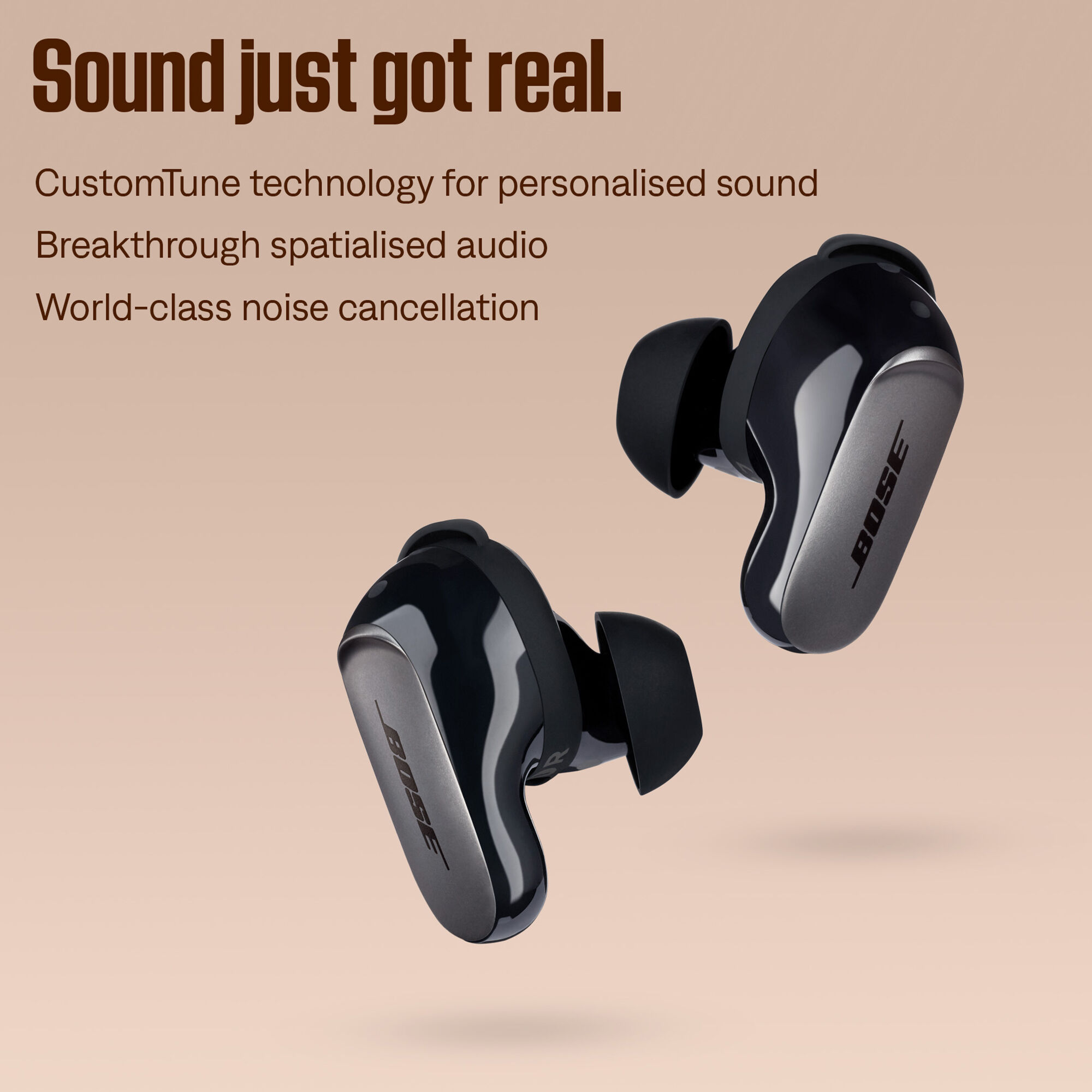 New Bose Quiet Comfort Ultra Earbuds - Black | P.C. Richard & Son