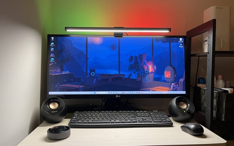 Quntis モニターライト RGB Pro+』レビュー、RGBバックライト搭載