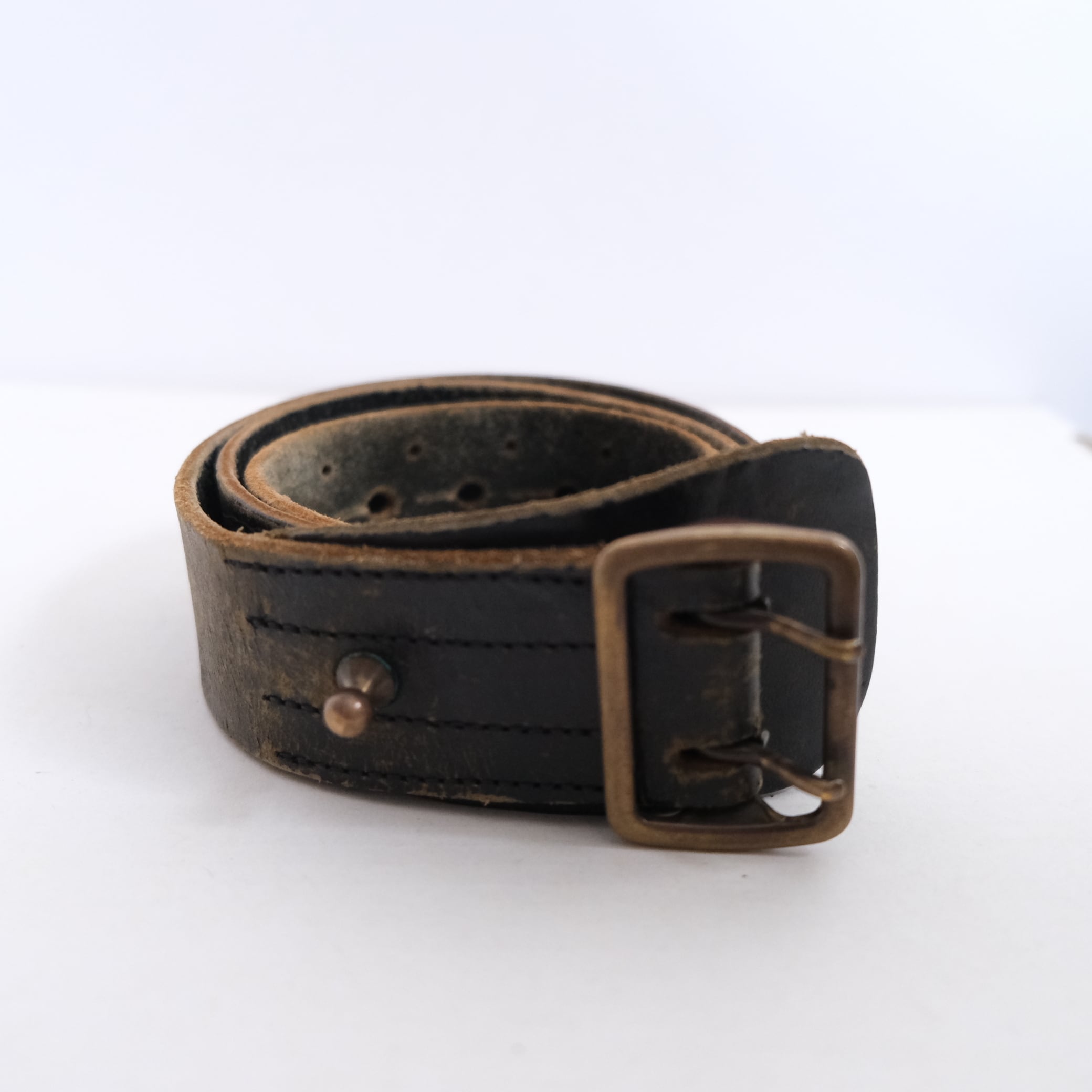 Martin Margiela 10 0 】 Leather Belt / マルジェラ アーティザナル