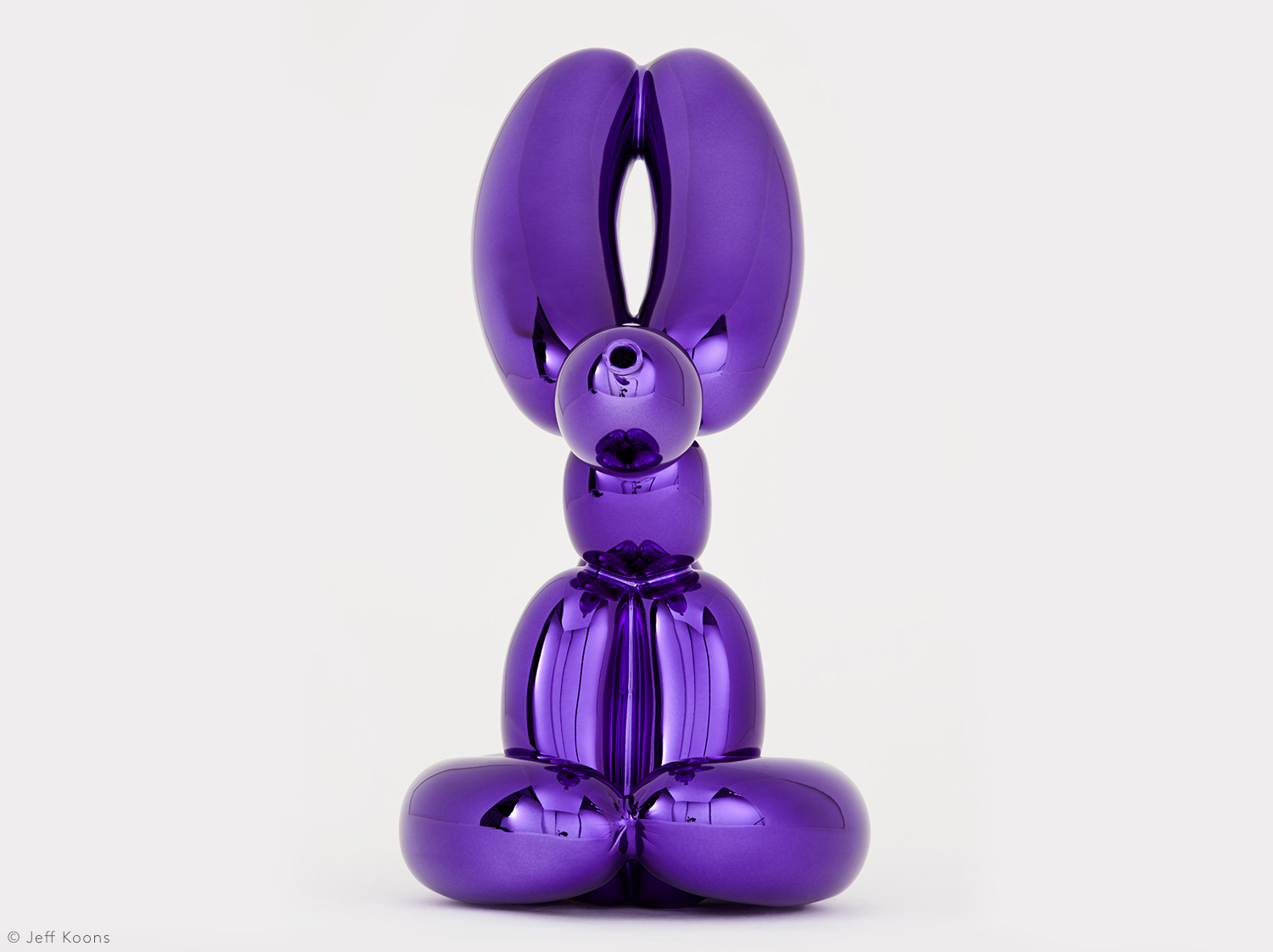 バルーン・ラビット・バイオレット ジェフ・クーンズ | ベルナルドの磁器