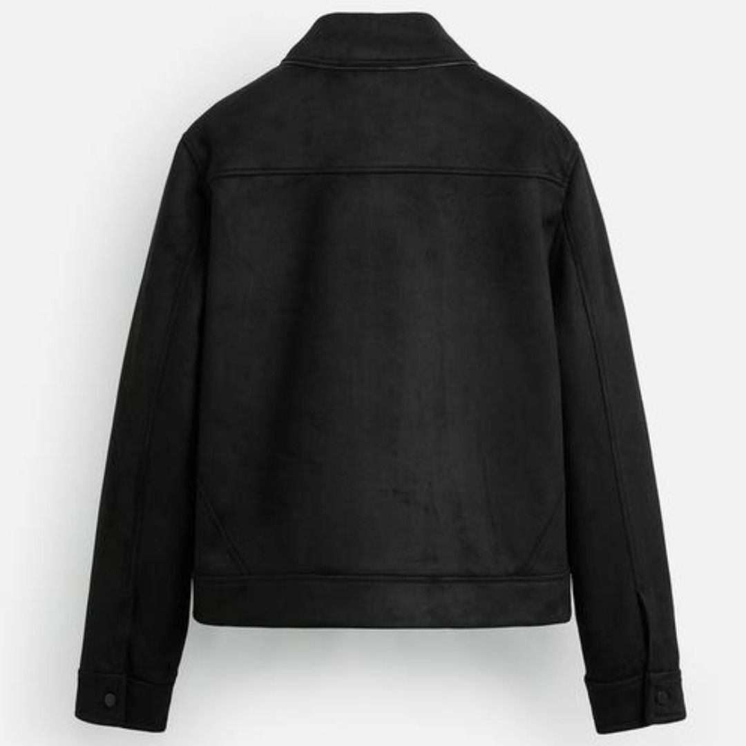 ZARA］フェイクスエード レギュラーフィット ジャケット (ZARA/デニム