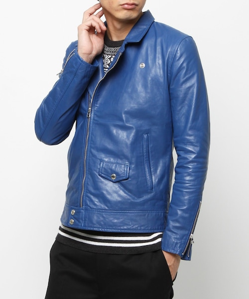 VANQUISH（ヴァンキッシュ）の「カウレザーダブルライダースジャケット