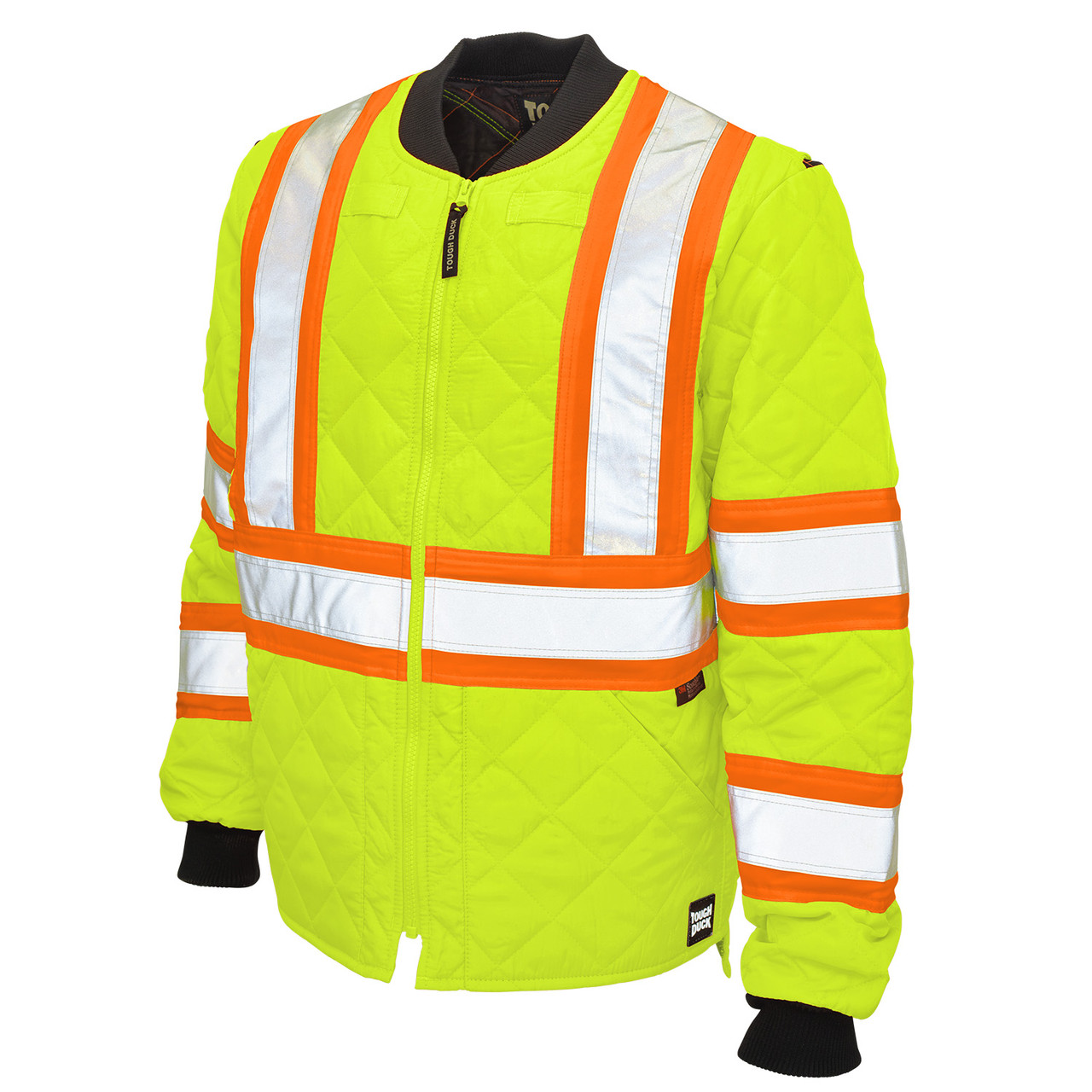 Tough Duck Class 2 Hi Vis Two-Tone X-Back Quilted Jacket S432
