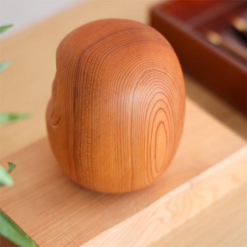 一位一刀彫 鈴木彫刻 招福だるま 伝統工芸品 木製 オブジェ | MUKU工房