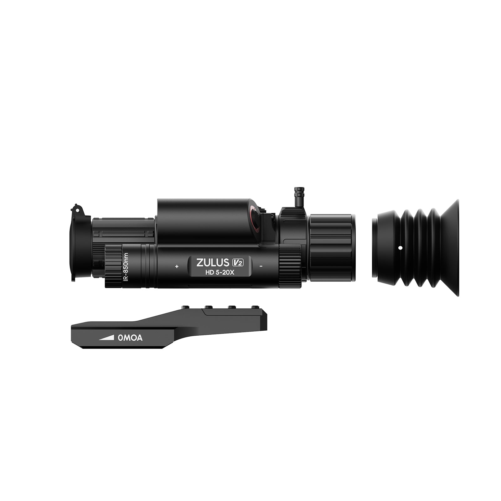 ZULUS ZHD520R V2: 5-20x Digital Day & Night Vision Scope with LRF