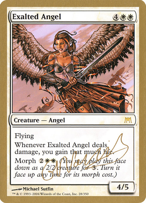 金枠】《賛美されし天使/Exalted Angel》[WC04] 白 Gabriel Nassif