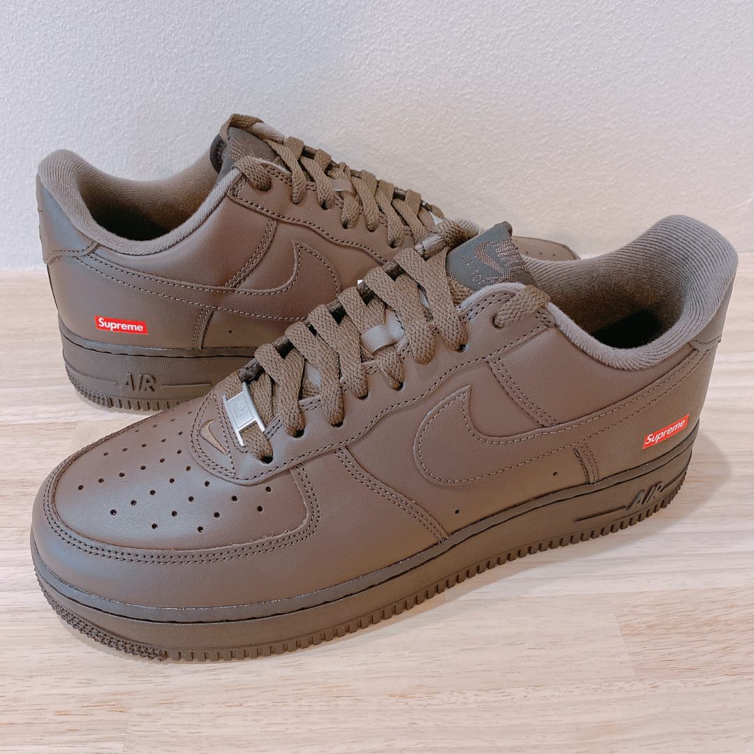 Supreme × NIKE AIR FORCE 1 LOW BROWNの所有者レビュー【購入記録
