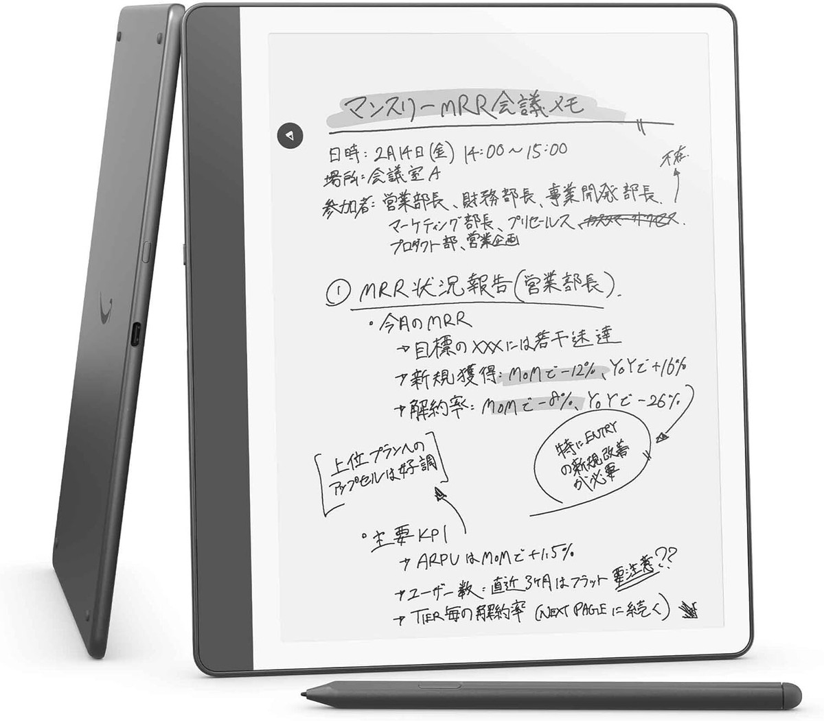 Amazon New Kindle Scribe 64 GB 2024 Tungsten Notebook Design 10.2