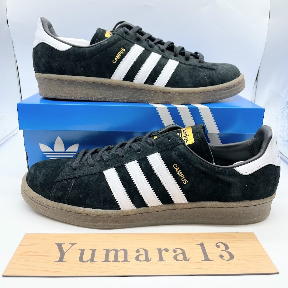 adidas Originals Campus 80S Core Black White Gum5 IH0386 Men's