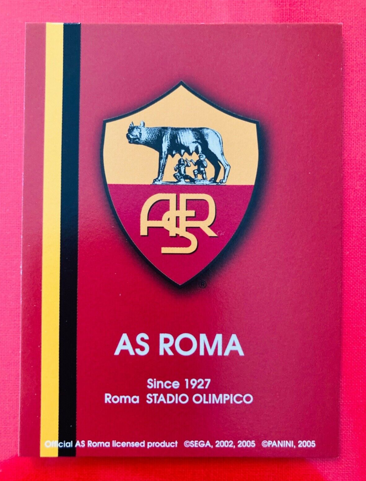 2004-05 Panini SEGA WCCF European Clubs AS Roma complete team set