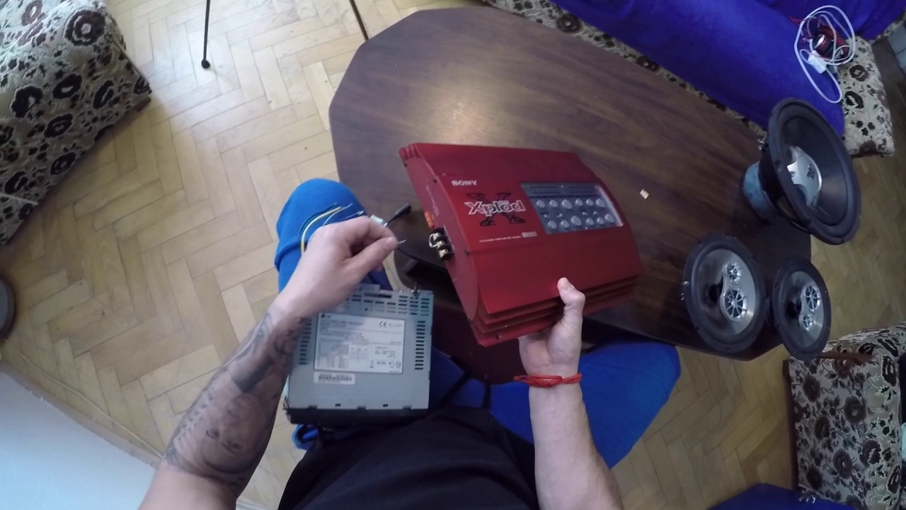 Sony X plod 4:3:2 channel power amplifier xm 5040x Look Inside