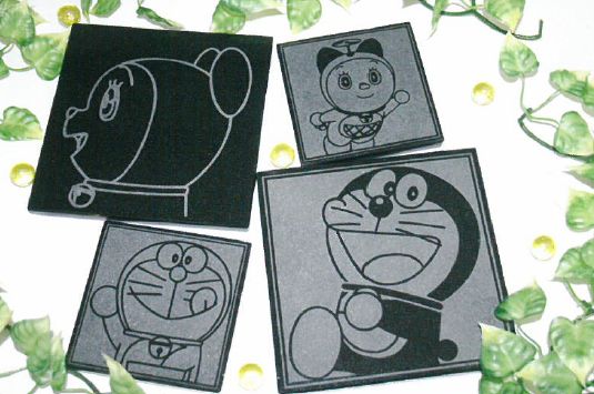 楽天市場】ドラえもん ドラミちゃん アートタイル 絵タイル 10cm角