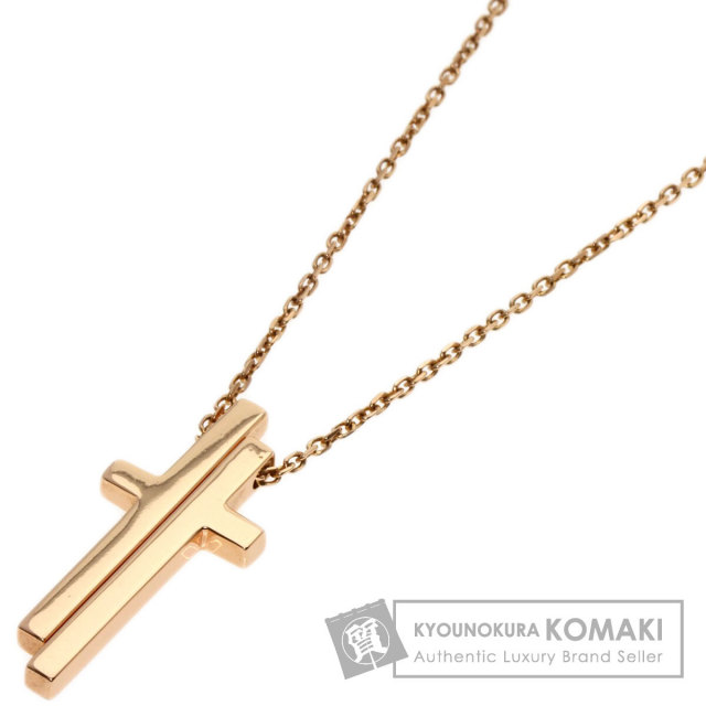 GUCCI グッチ セパレートクロス ネックレス K18ピンクゴールド