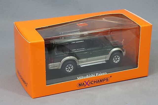 マキシチャンプス 1/43 三菱 パジェロ LWB 1991 グリーンメタリック