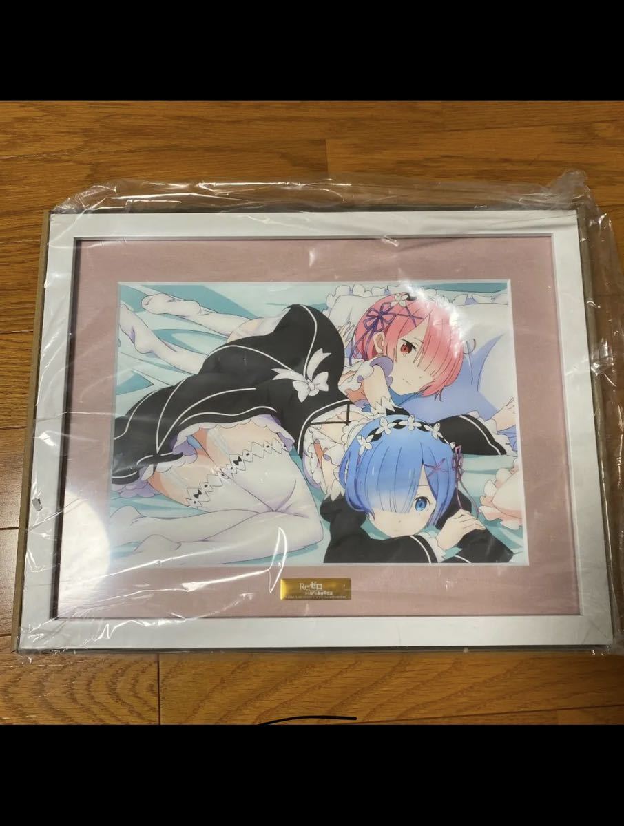 Re:ゼロから始める異世界生活』複製サイン入りB4キャラファイングラフ