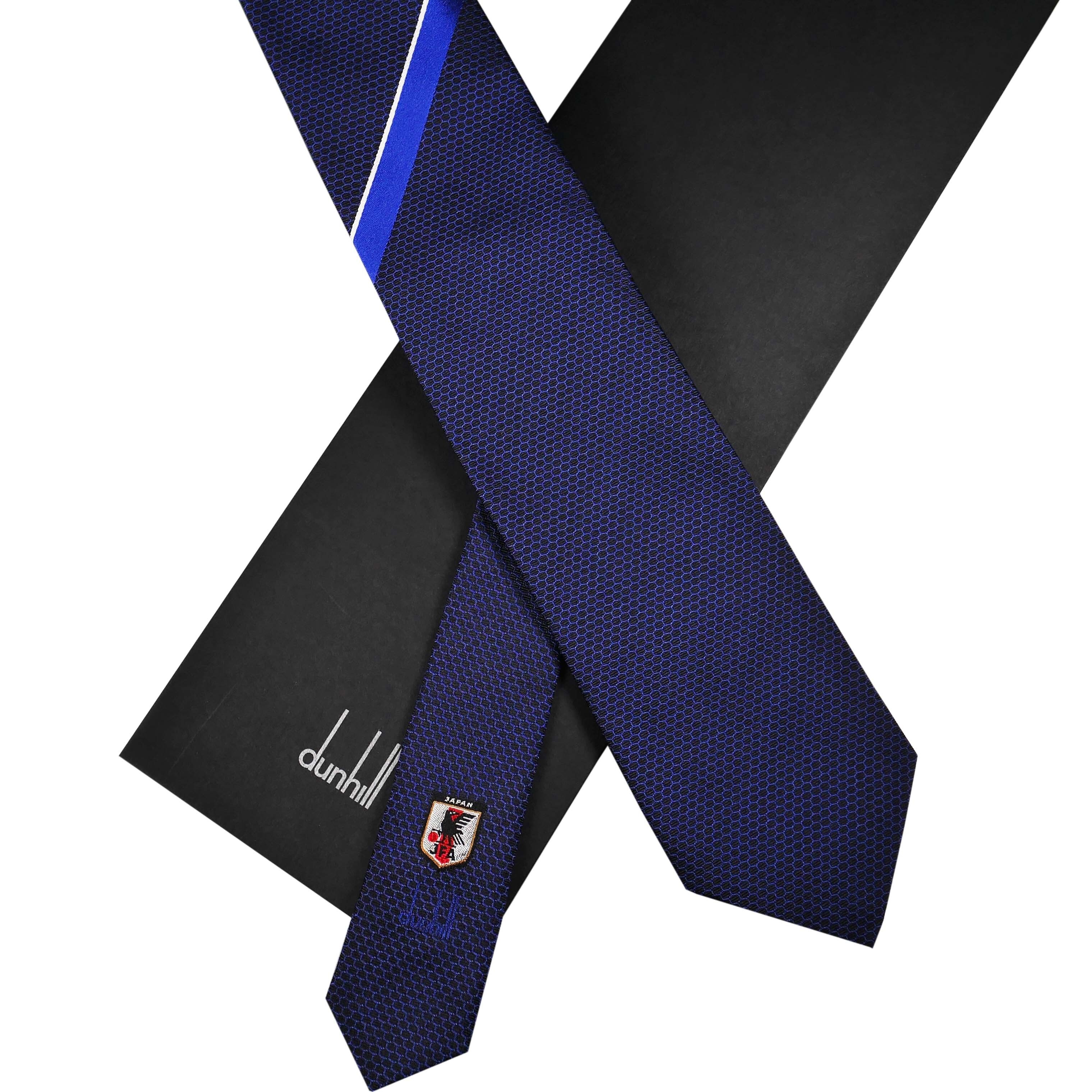 ☆即日発送☆2020年☆【ダンヒル(dunhill) × JFA】 ネクタイ サッカー