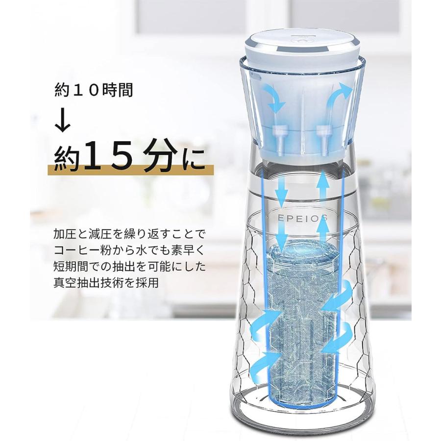 EPEIOS（エペイオス） コールドブリューメーカー 680mL 充電式 EPCO801