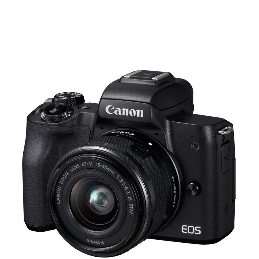 EOS キヤノン Canon Kiss M レンズキット ブラック ミラーレス 一眼