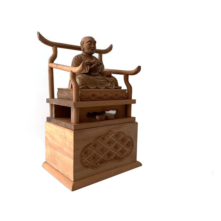 真言宗 仏像 大日如来 インド白檀 木彫 金泥書 不動明王 弘法大師 3体