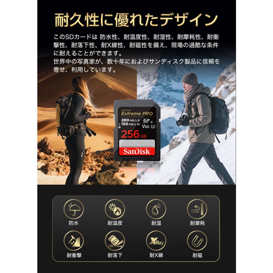 SanDisk（サンディスク） SDカード 256GB SanDisk Extreme PRO SDXC