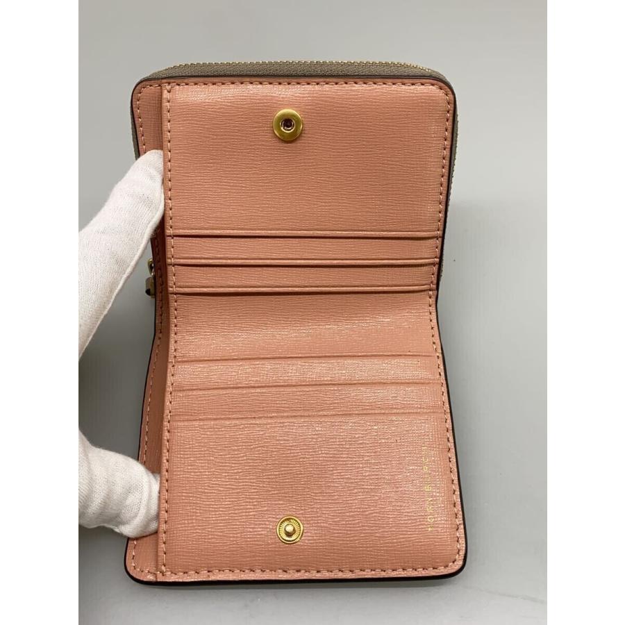 TORY BURCH◇2つ折り財布/レザー/GRY/無地/レディース/88731/ROBINSON