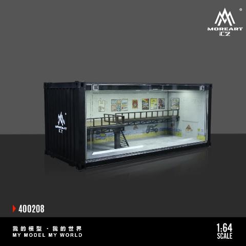 新品 MO400208 MoreArt 1/64 CONTAINER REPAIR SHOP SCENE コンテナ