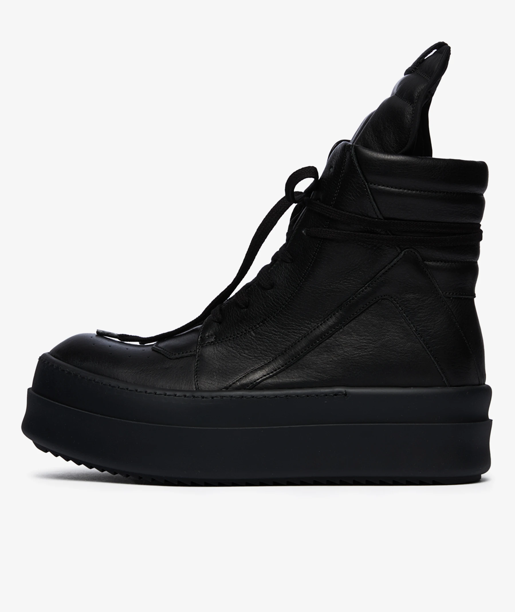 Black Rick Owens Mega Bumper Geobasket | SVD