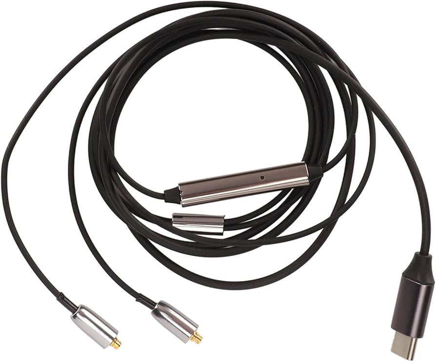 Amazon | USB C - MMCXヘッドホンケーブル、マイクとコントロール