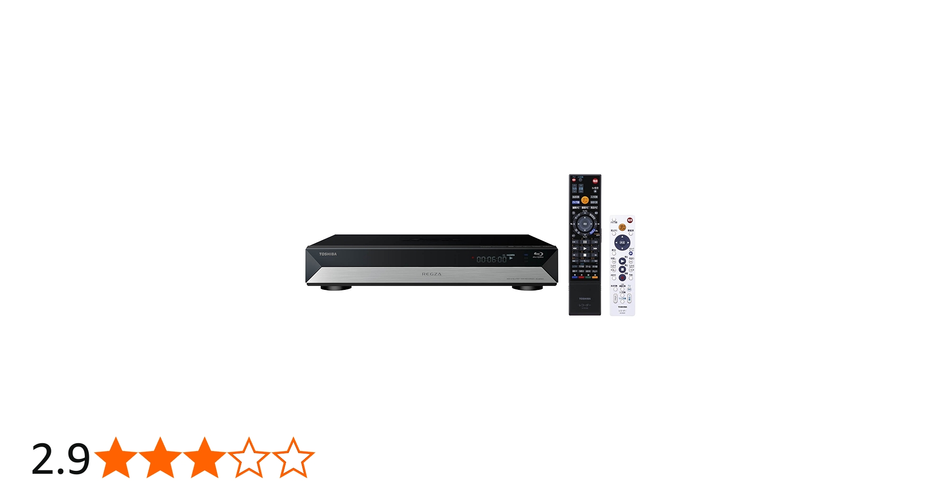 Amazon | 東芝 500GB 1チューナー ブルーレイレコーダー REGZA RD