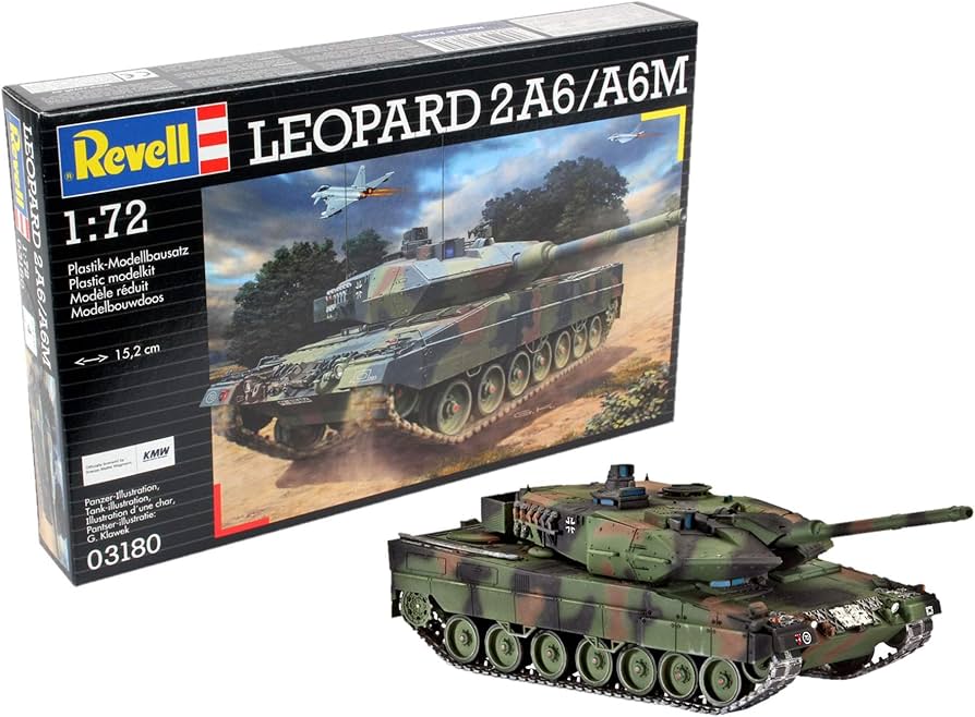 Amazon | ドイツレベル 1/72 レオパルド2 A6M プラモデル | プラモデル