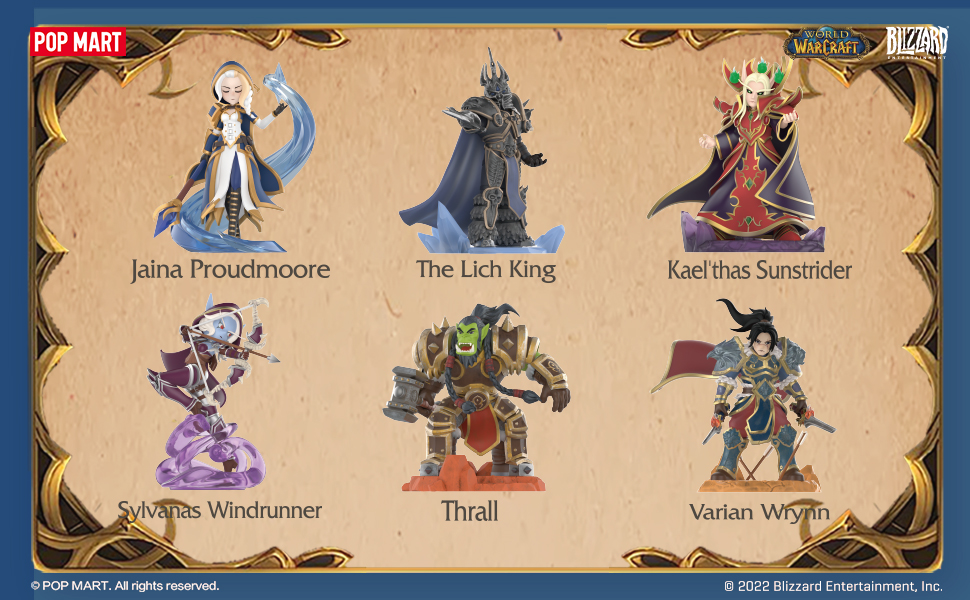 Amazon | POPMART World of Warcraft キャラクター シリーズ 【ピース