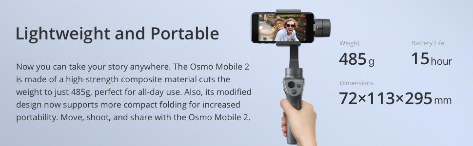 Amazon.com: DJI CP.ZM.00000064.01 osmo Mobile 2 Handheld
