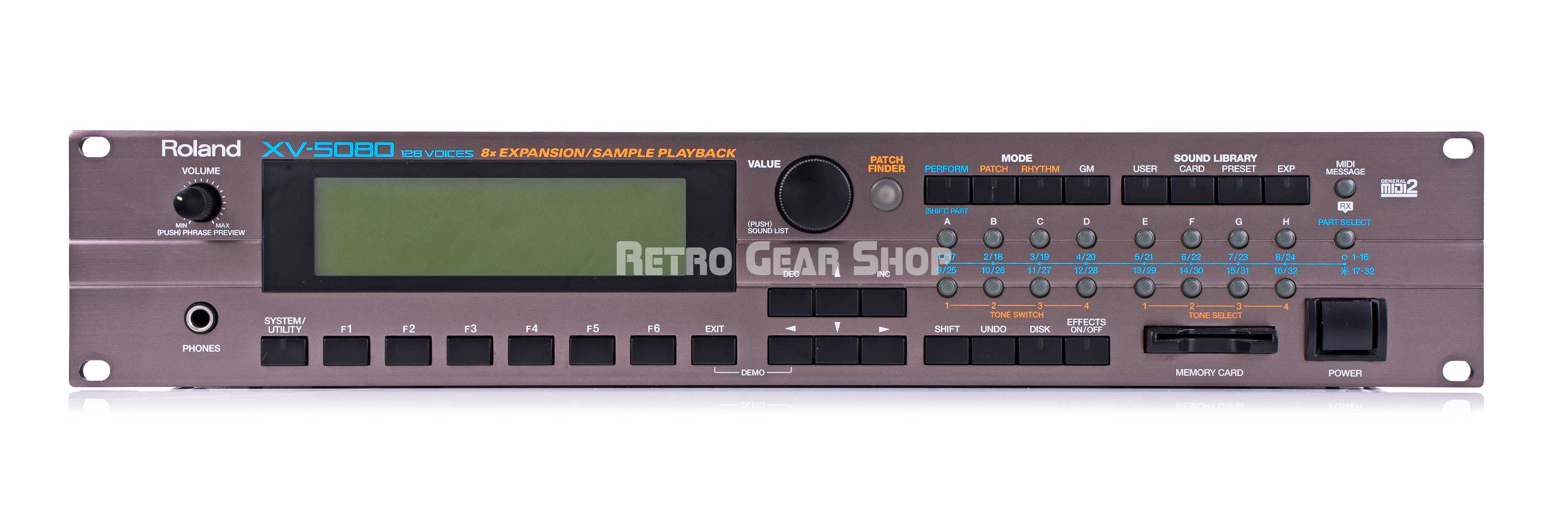 Roland XV-5080 128-Voice Synthesizer Module Vintage Rare Synth +