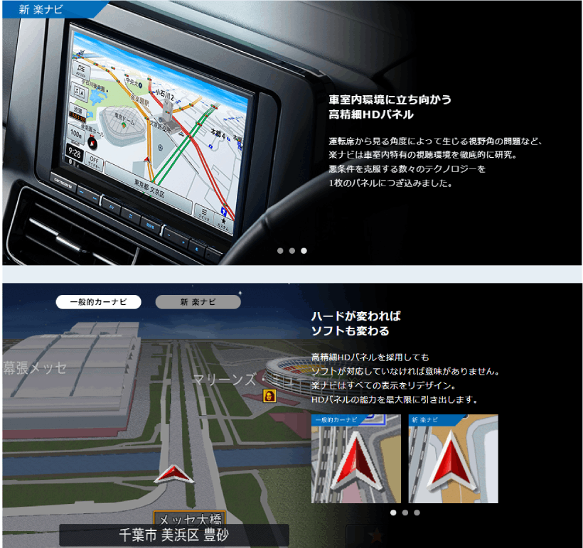 楽ナビ AVIC-RW812-D カロッツェリア パイオニア 7インチ カーナビ