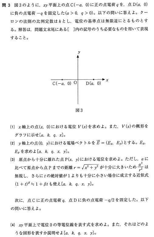 東京医科歯科大物理 2021第2問 | 大学受験in北海道