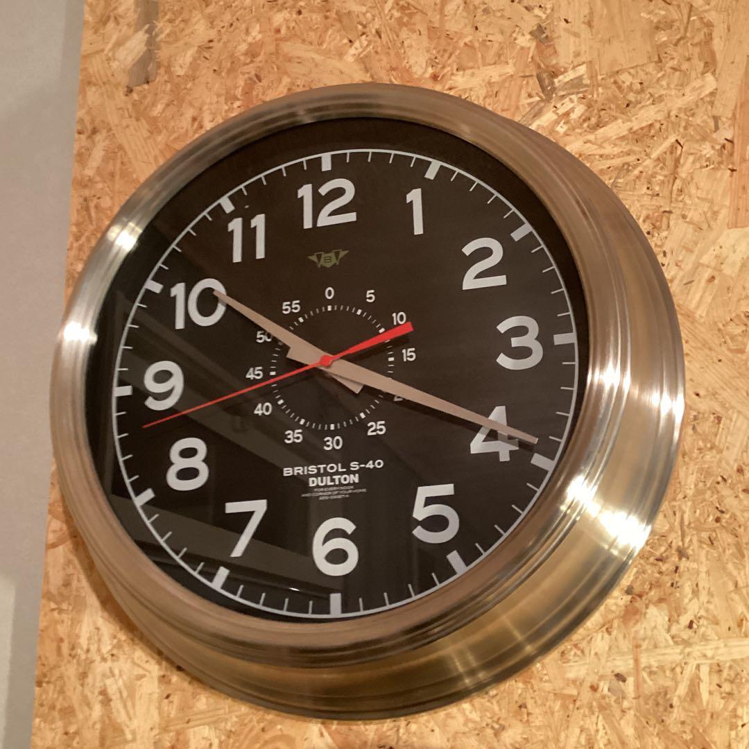 DULTON BRISTOL S-40 掛時計 ステンレススチール製 DULTON（ダルトン） 特典付 壁掛け時計 直径40cm DULTON/ダルトン Wall