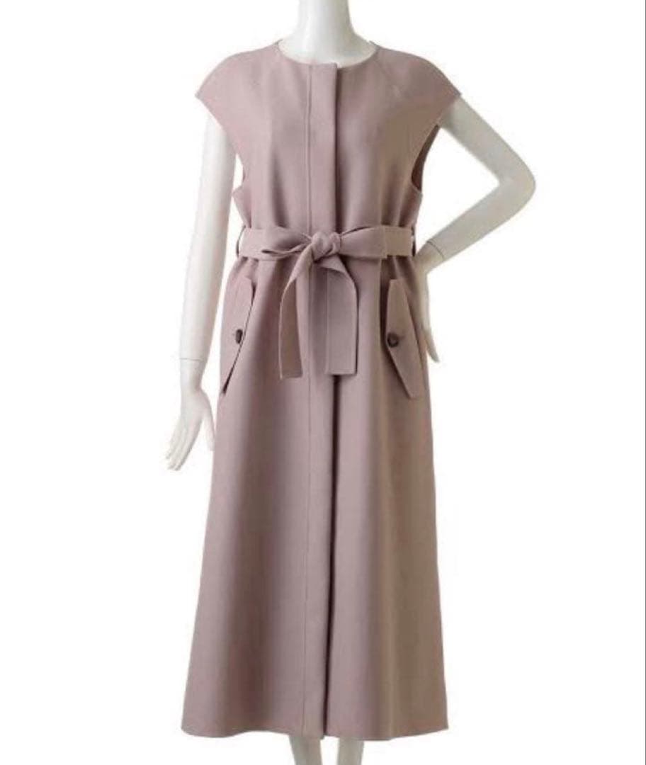 美品　ADORE ツイルダブルクロスワンピース　ジレ　コート　ベスト 38ピンク ADORE｜コットンツイルワンピース | Rakuten Fashion(楽天ファッション