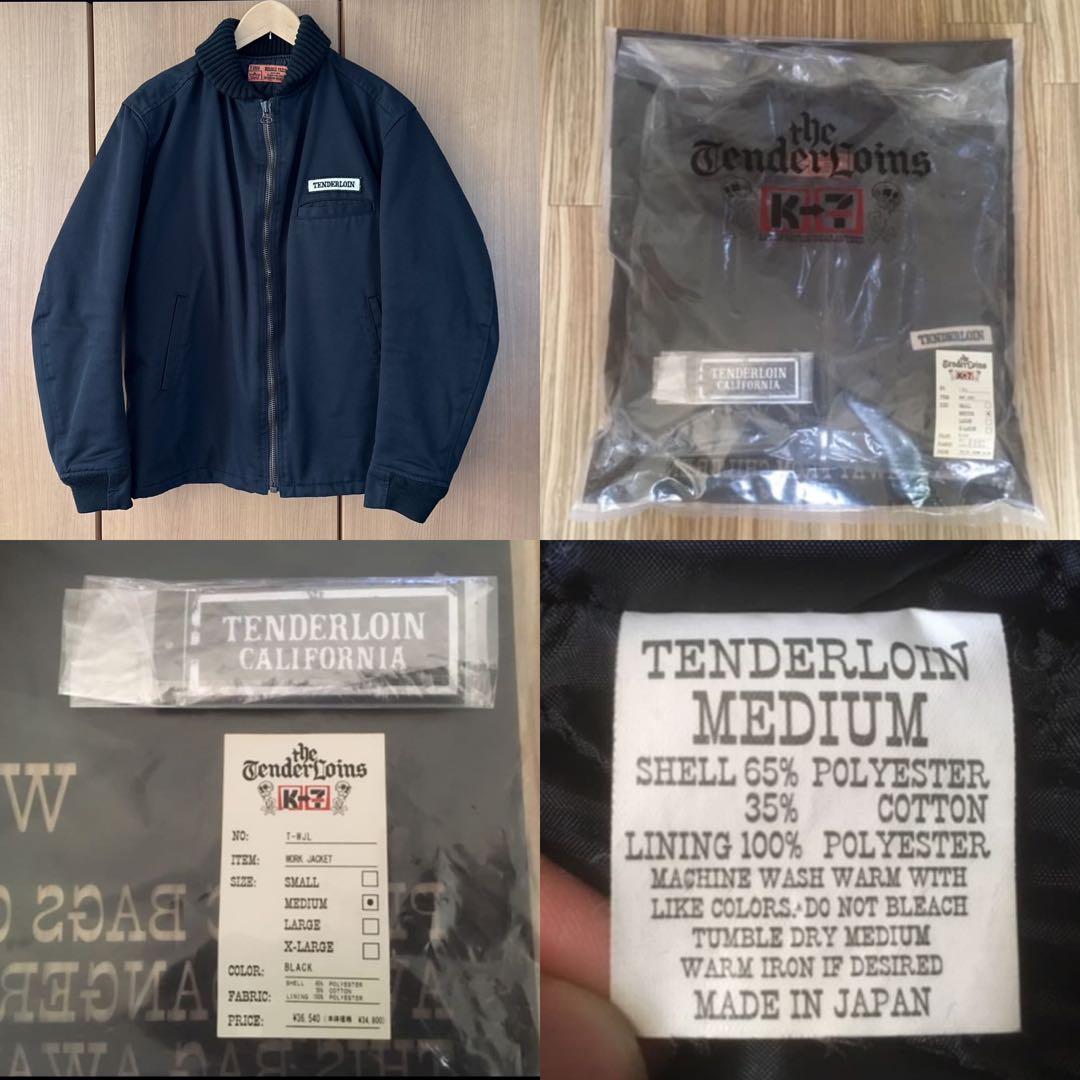 $*$様 テンダーロイン リブワークジャケット　ブラック　付属品完備　2nd 美 送料込み 即決 美品 TENDERLOIN T-WJL 2nd テンダーロイン リブワーク