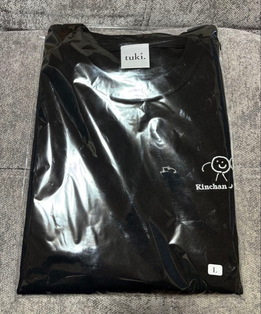 【新品】tuki.承認欲求爆発 きんちゃんたまちゃんTシャツ(Lサイズ) 金ちゃん玉ちゃんTシャツはやばいww