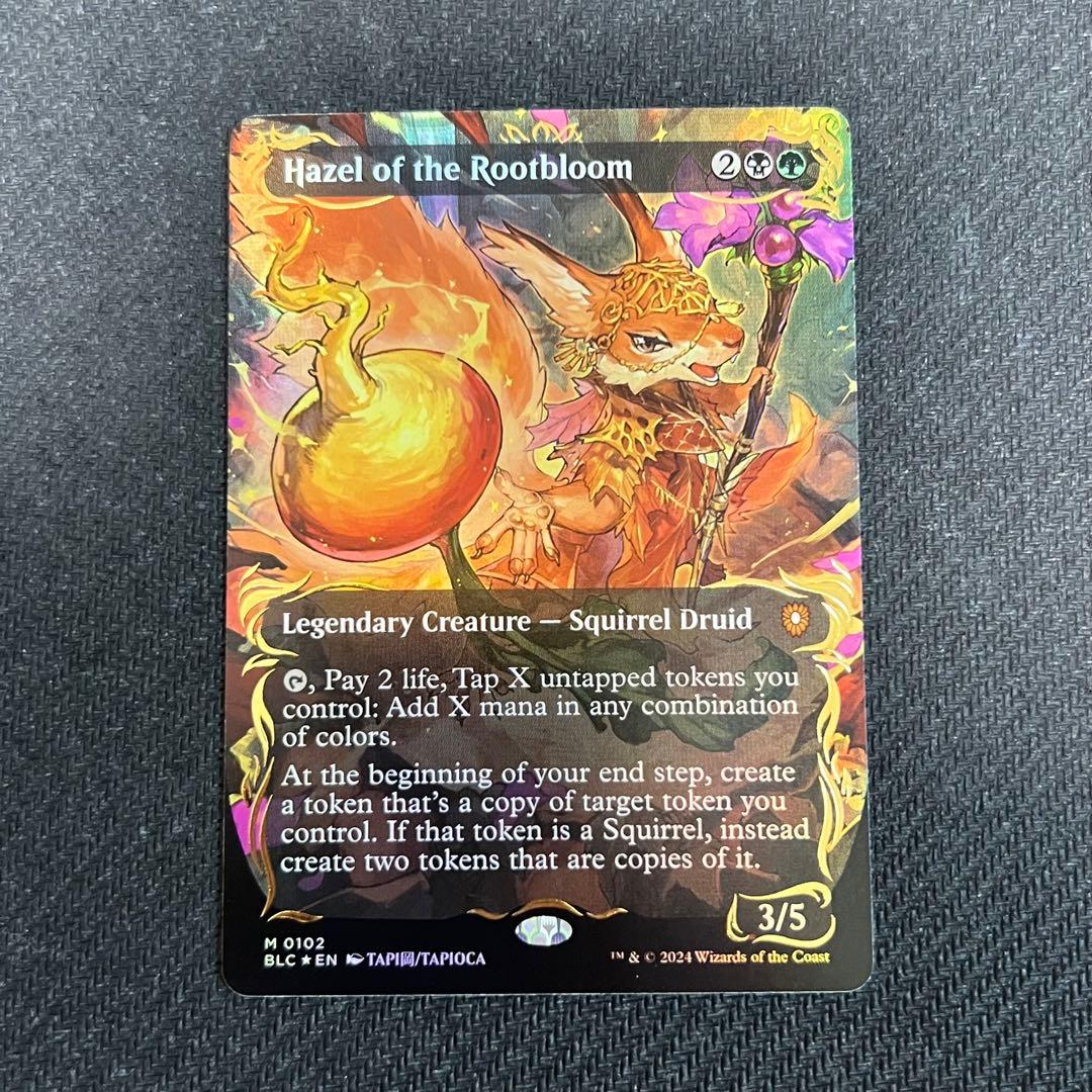 MTG BLC《根花のヘイゼル》英語版レイズドfoil