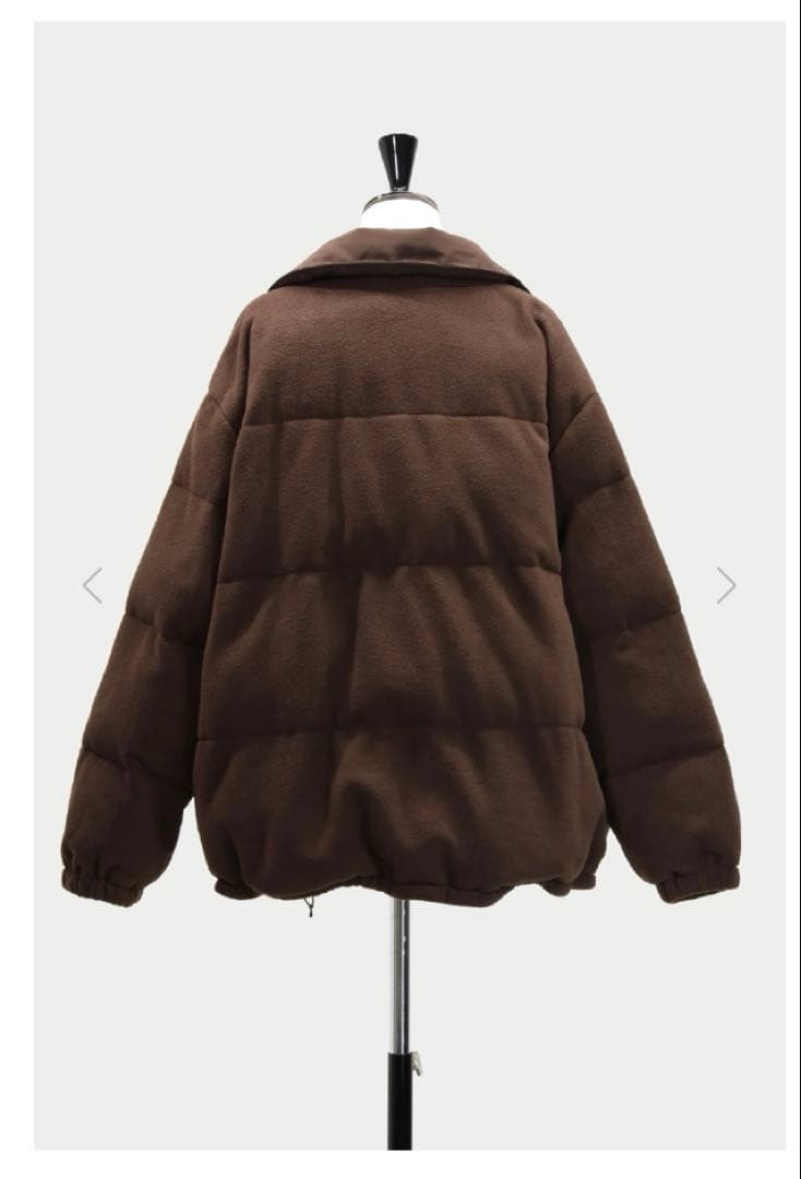 新品タグ付き machatt フリースパデットコート ブラウン - メルカリ