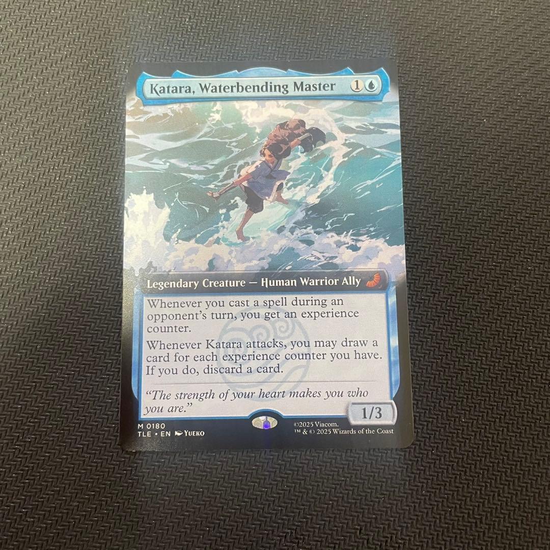 水の技の達人、カタラ 拡張枠 英語版 MTG Katara, Waterbending Master / 水の技の達人、カタラ (093) 英語