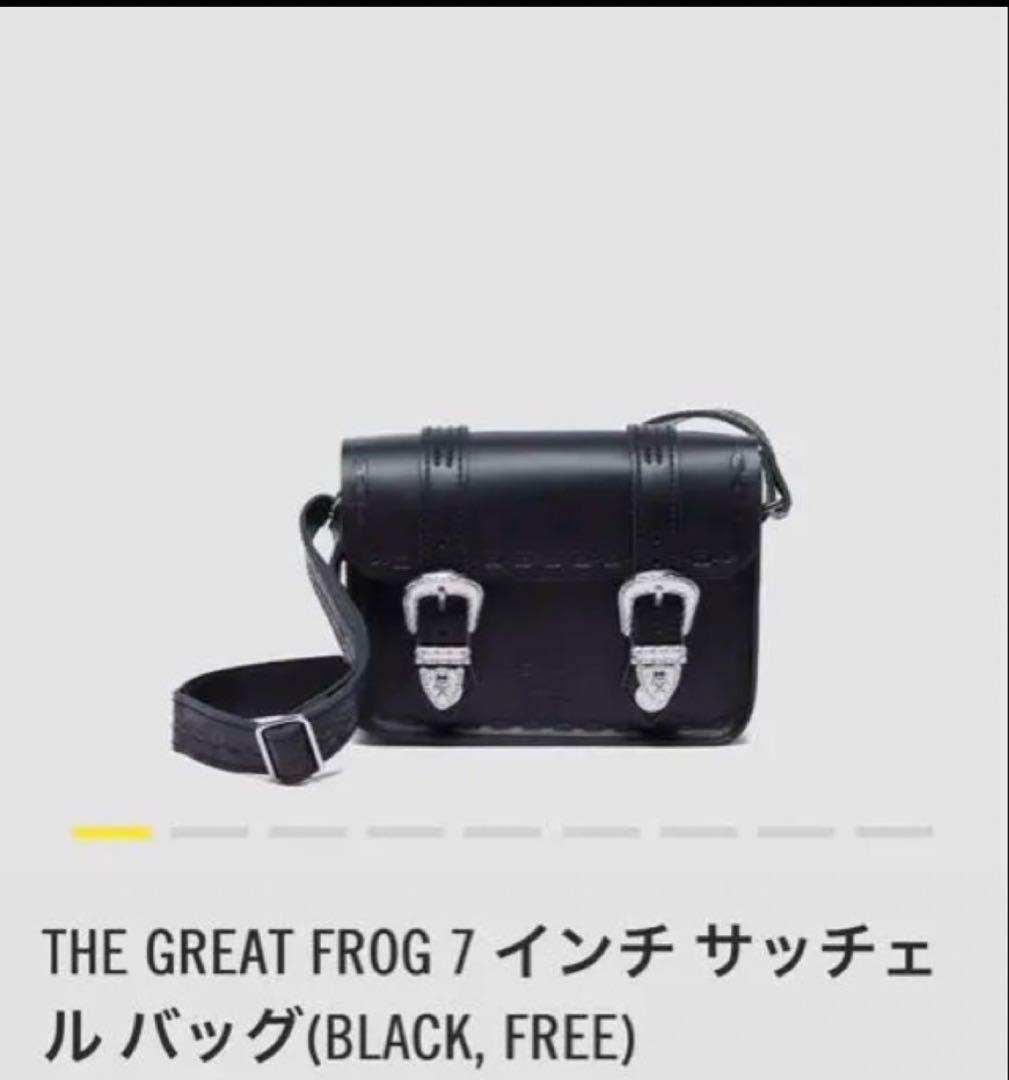 DR. MARTENS x THE GREAT FROG サッチェルバッグ極美品 THE GREAT FROG 7 インチ サッチェル バッグ