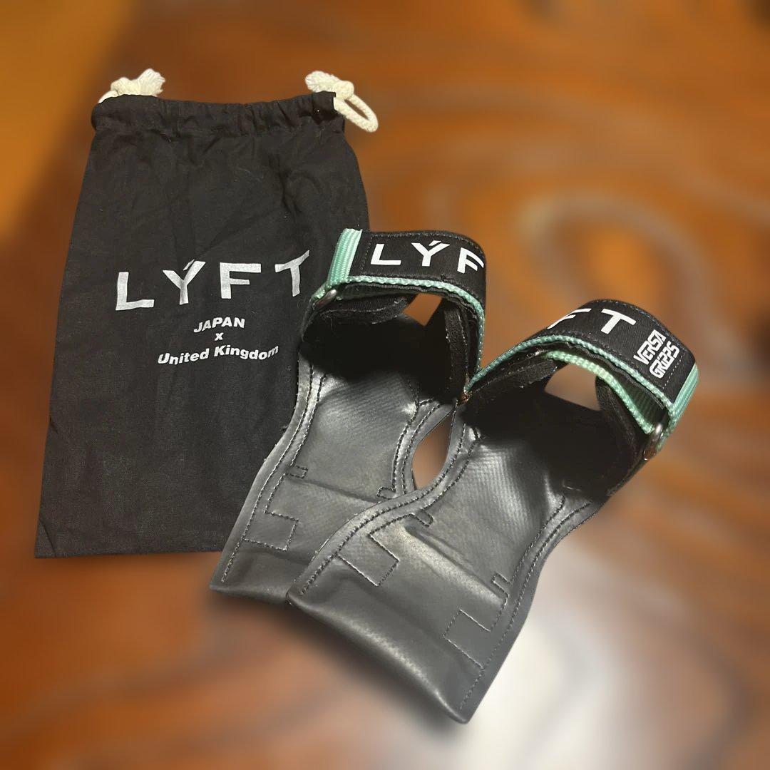 LÝFT LYFT リフト ロゴ　パワーグリップ　ライムグリーン LÝFT Logo Wrist Wrap - Black