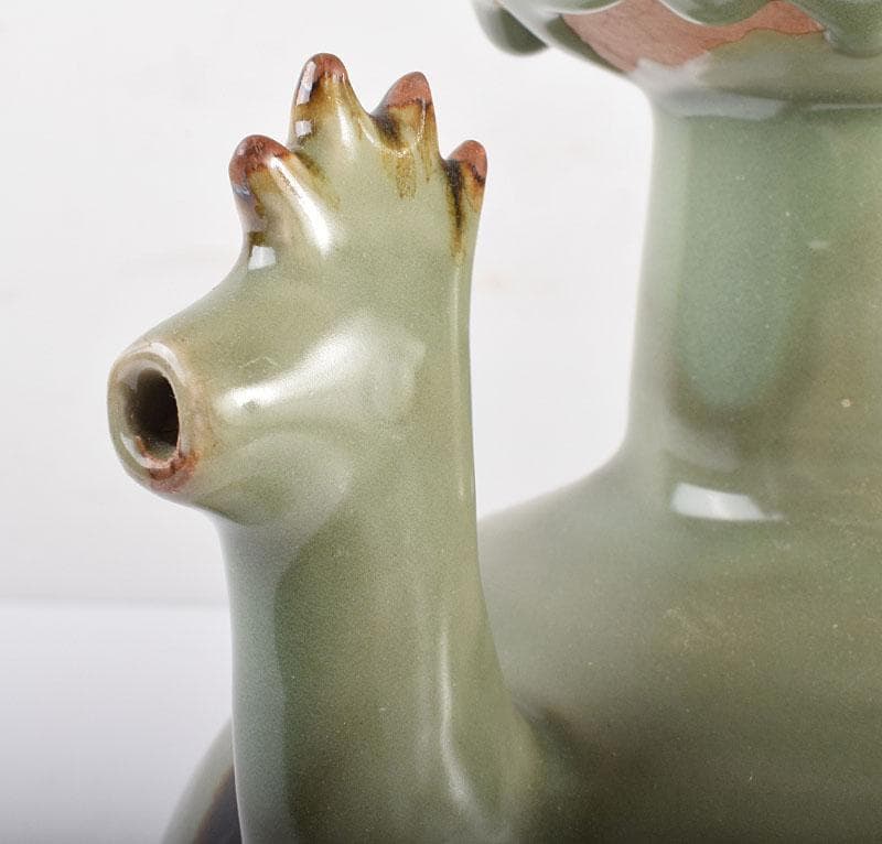 中国 龍泉窯 飛青磁 執壷 水注 C R4171E - メルカリ