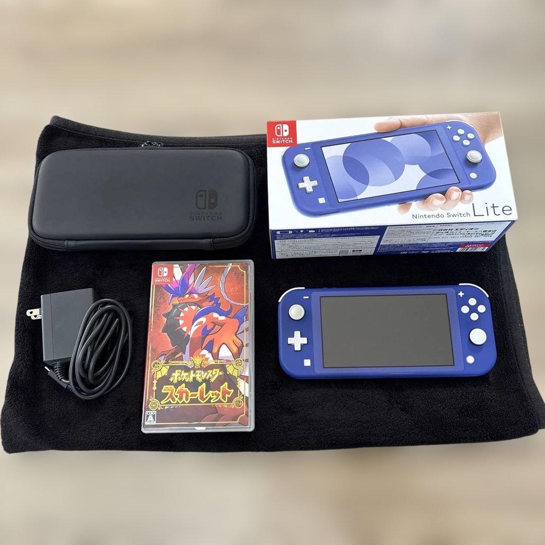 Nintendo Switch Lite 本体とスカーレットセット売り Nintendo Switch Lite グレー 任天堂 Switch本体 ※量販店舗印付の場合